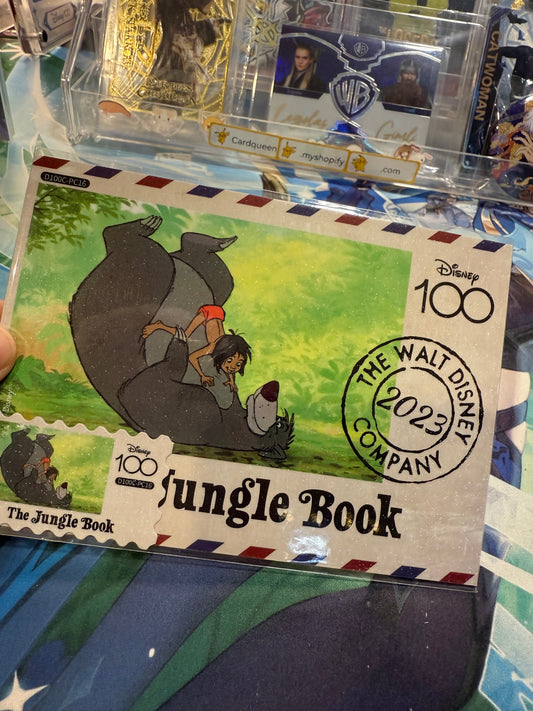 Card Fun Disney 100 Carnival postcard The Jungle Book (Stamp and postcard matched) US seller