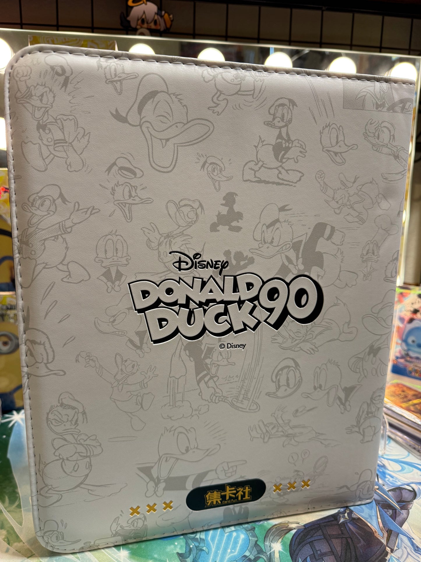 Card Fun Donald Duck 90th Artist Cards Binder Double Sided 9 Pockets