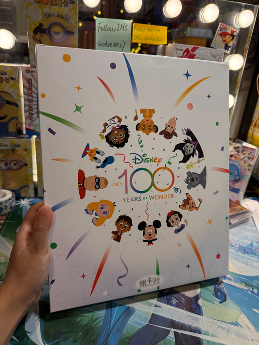 Card Fun Disney 100 Joyful Trading Cards Binder 9 Pockets Double Sided