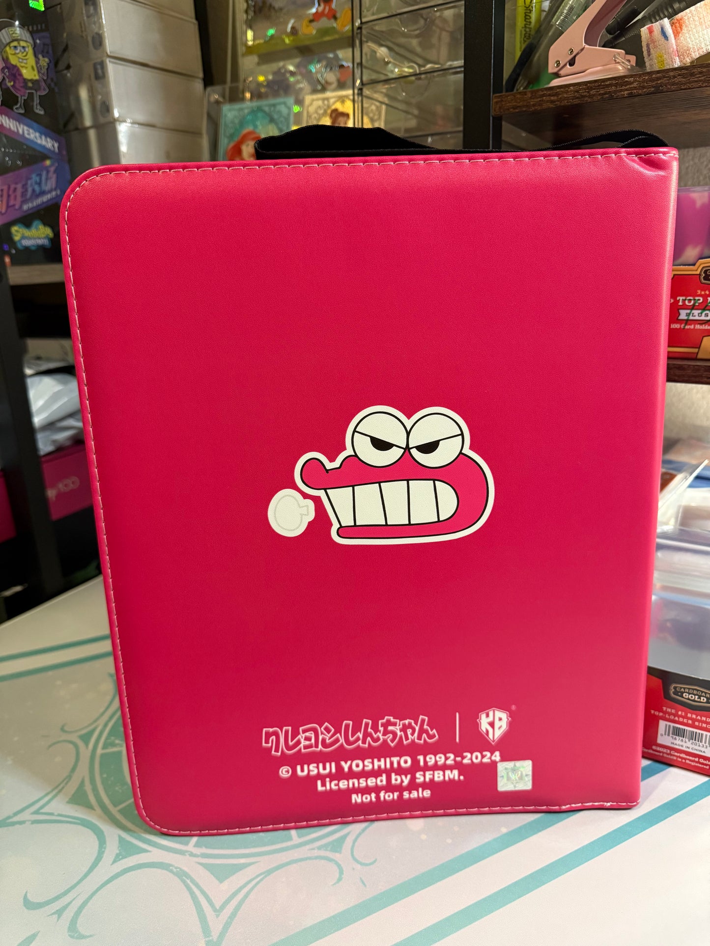 KB Official Crayon Shinchan Trading Cards binder 3 Ring 9 Pockets Birthday