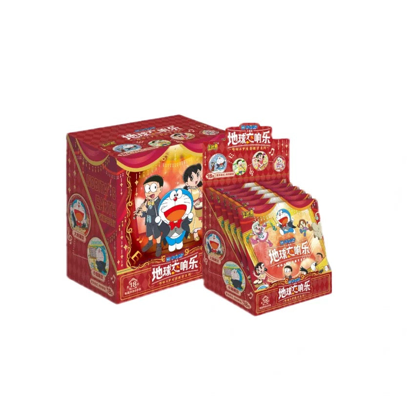 Kayou Doraemon Nobita's Earth Symphony Badge Pin Sealed Blind Box