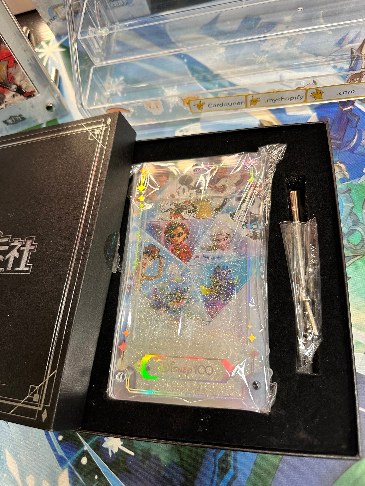 Disney 100 Carnival snow globe card display case Card Fun US seller