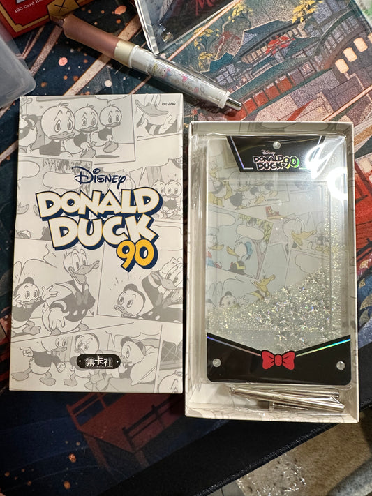 Donald Duck 90th snow globe card display case Card Fun