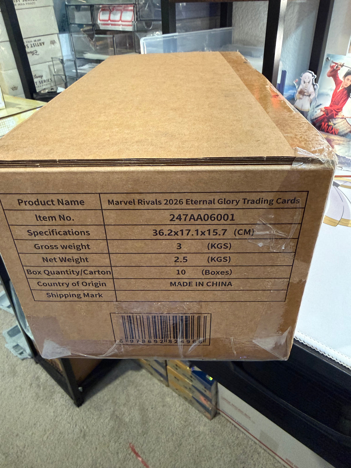 1 Case (10 Boxes) 2026 Cardfun Marvel Rivals Collectible Card Trading Cards (ship from US)