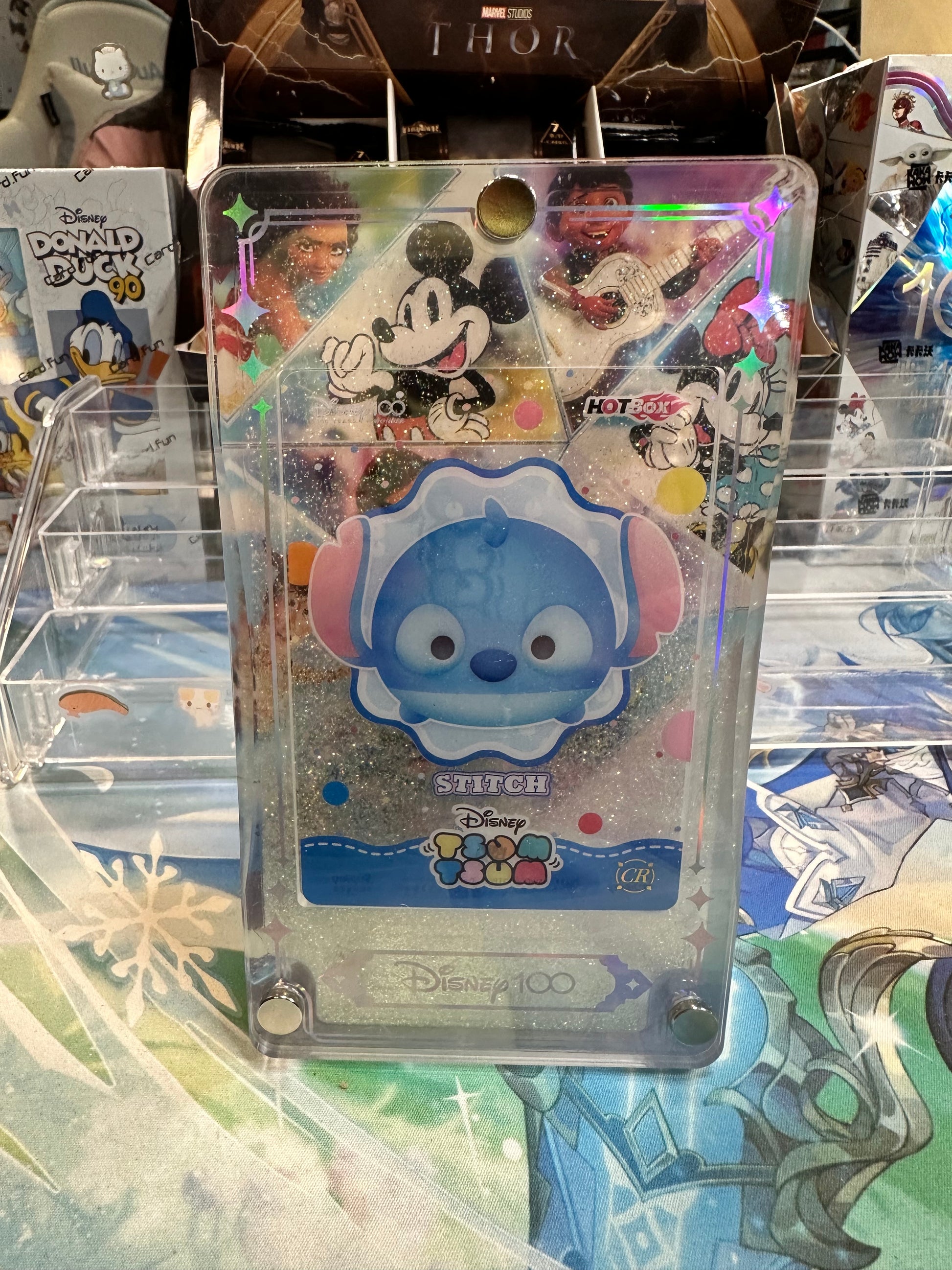Disney 100 Carnival snow globe card display case Card Fun US seller Card Queen Disney 100 Carnival snow globe card display case Card Fun US seller Card Queen