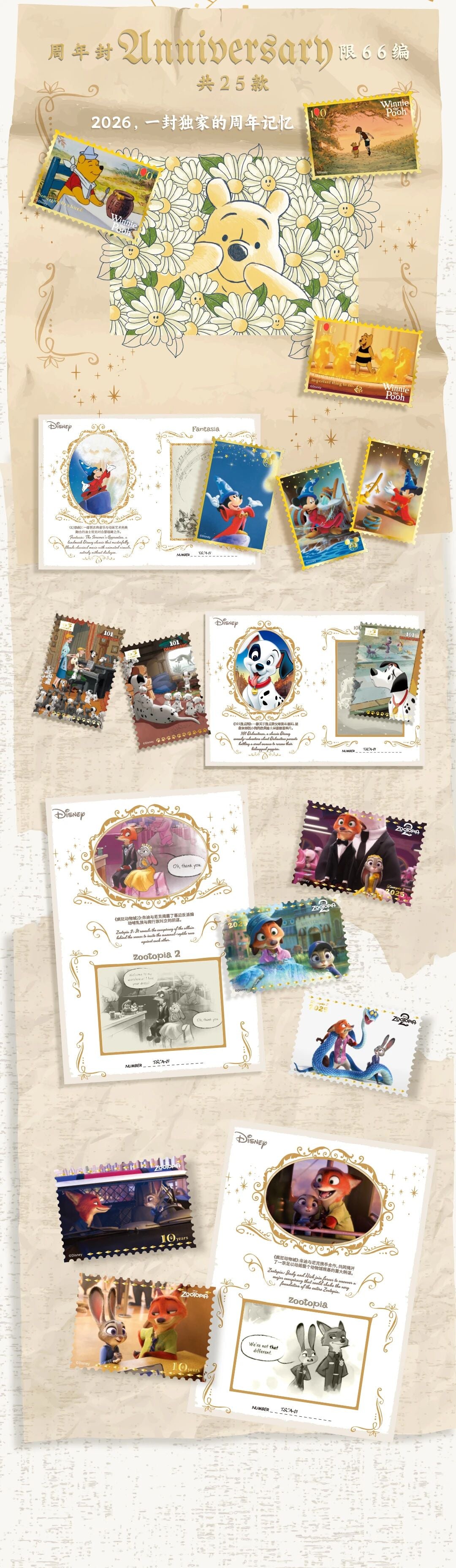 1 case VanCard’s Disney Time’s postcards (ship from China )