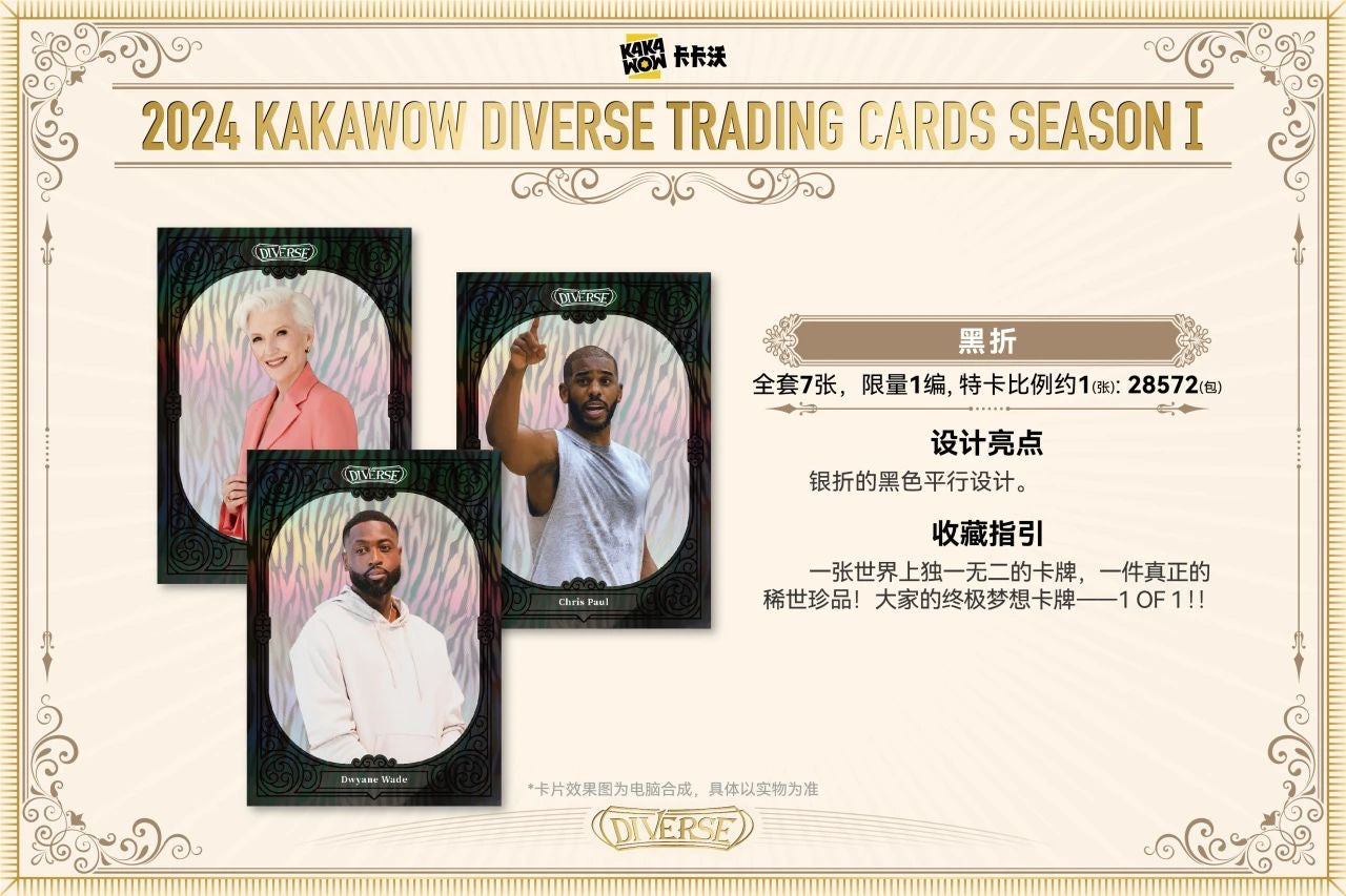 2024 Kakawow Diverse Trading Cards Season 1 sealed box