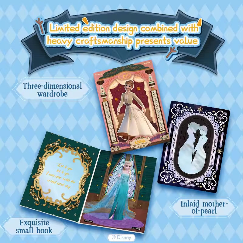1 Case Card Fun Disney Frozen: four seasons glimmer collectible cards booster box(ship from China )
