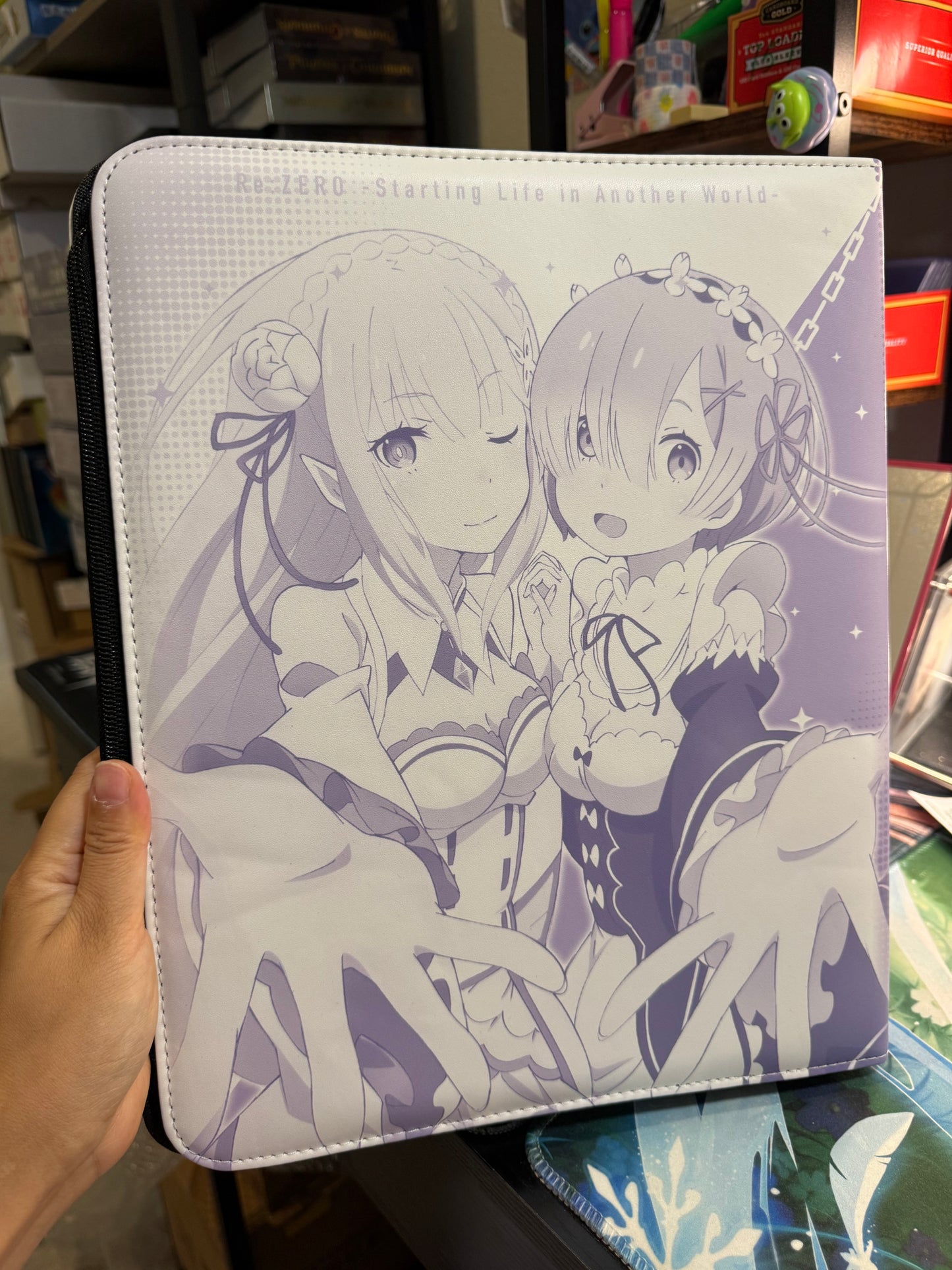 Card Fun official Re:ZERO Starting life in another world Trading Cards binder 3 Ring 9 Pockets