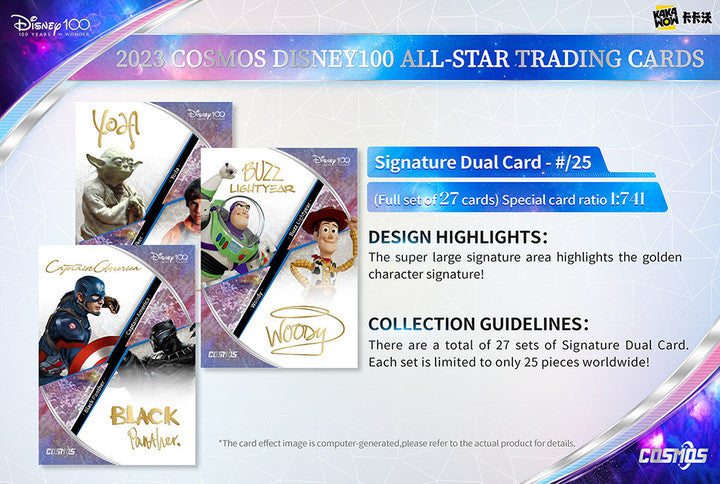 Kakawow 2023 COSMOS Disney100 ALL-STAR Trading Cards
