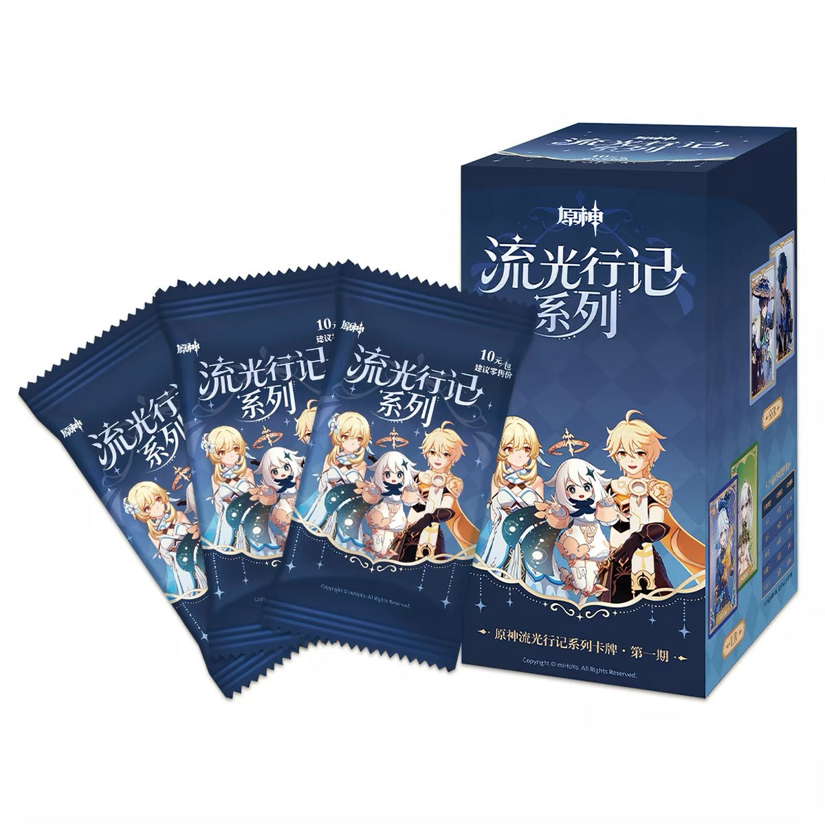 Official miHoYo Genshin Impact Shimmering Journey Series 1 Characters Collectible Cards