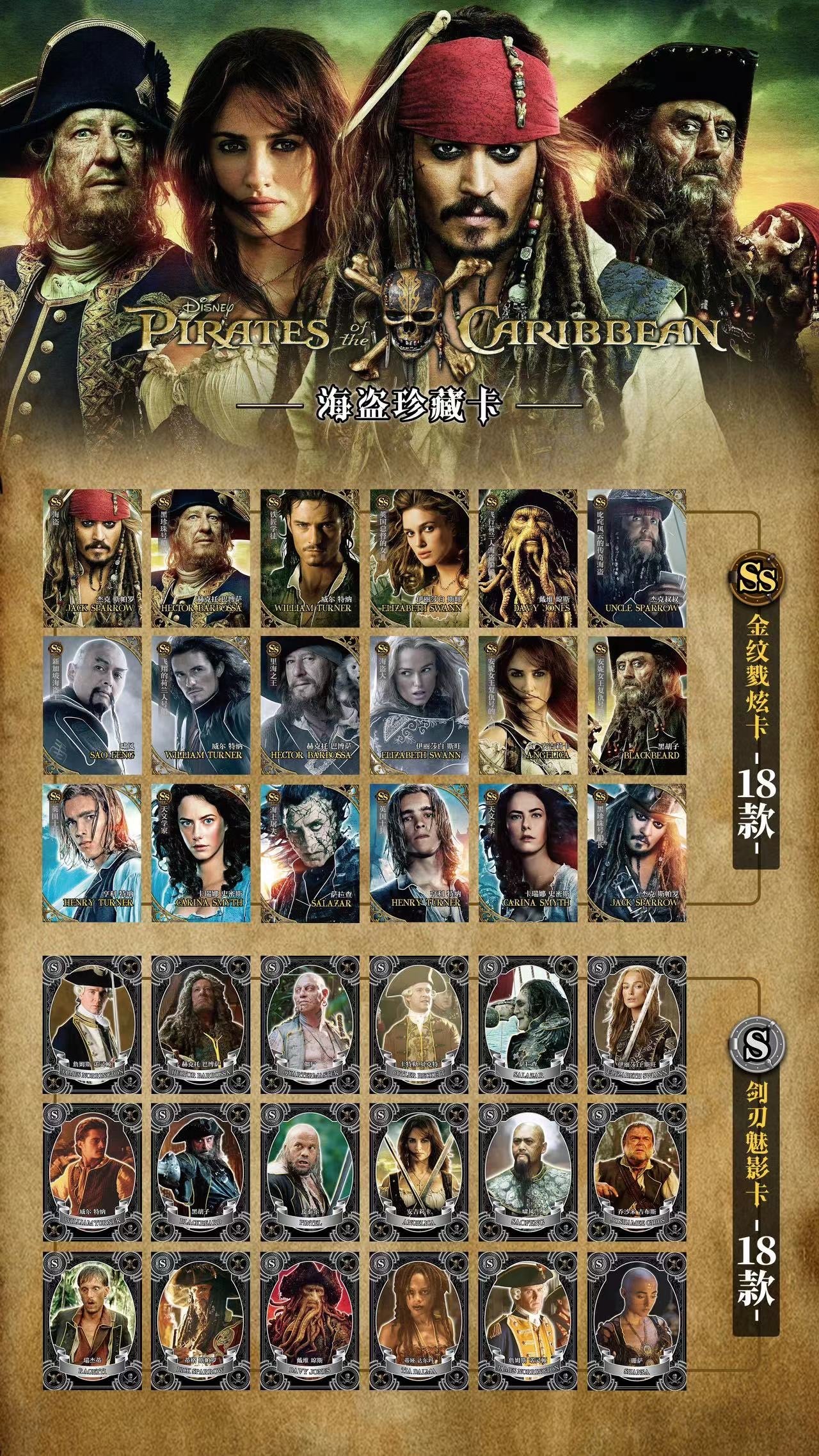 KB Official Pirates Of Caribbean Trading Cards Sealed Box