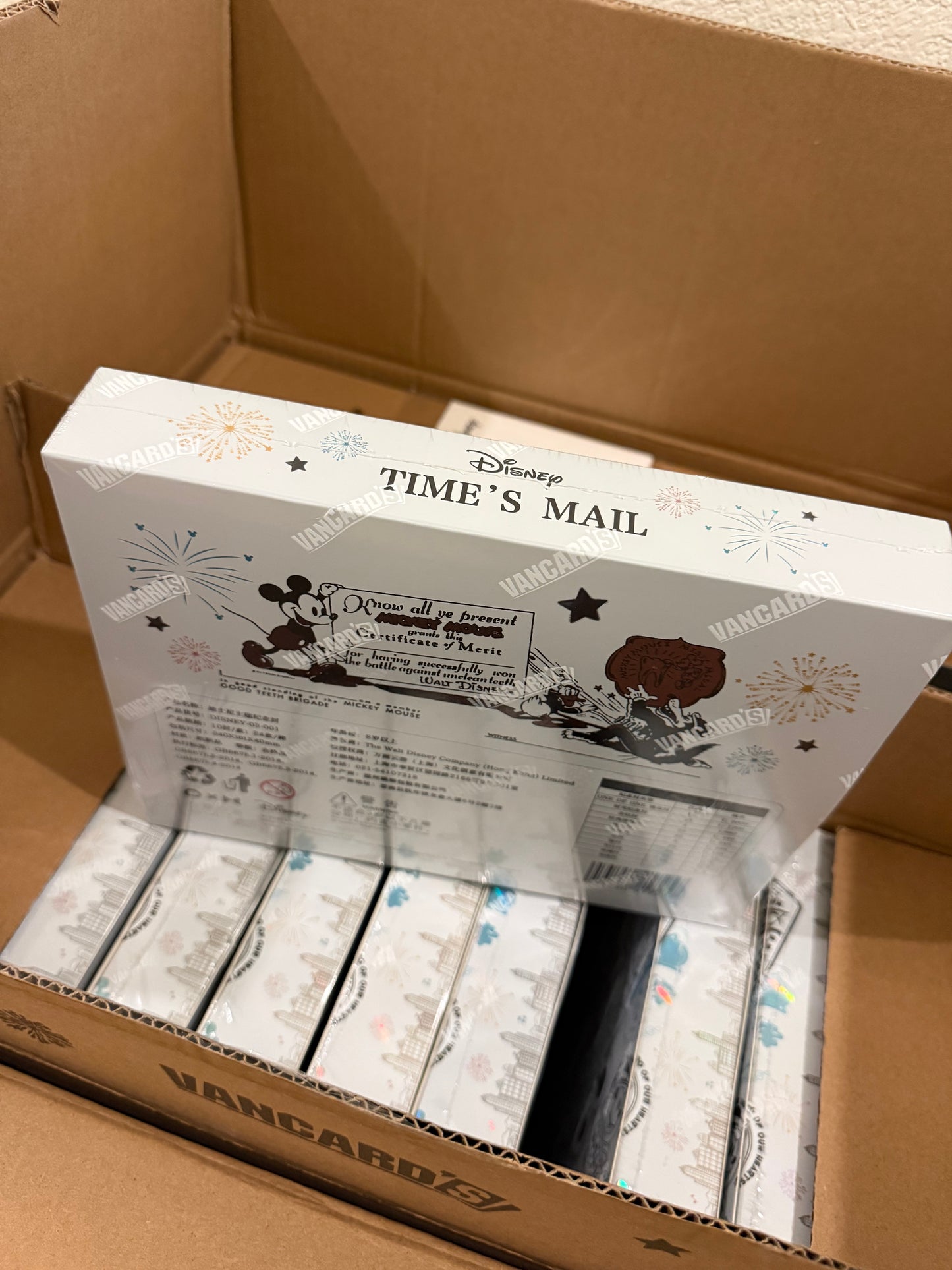 2026 VanCard's Disney Time's Mail Envelope Postcard Stamp Sealed Box