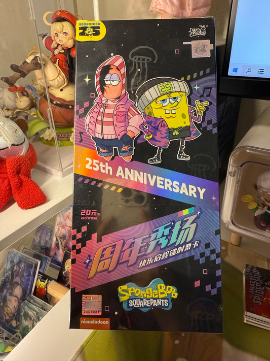 KAYOU SpongeBob SquarePants Trading Card 25th Anniversary Refractor Tickets