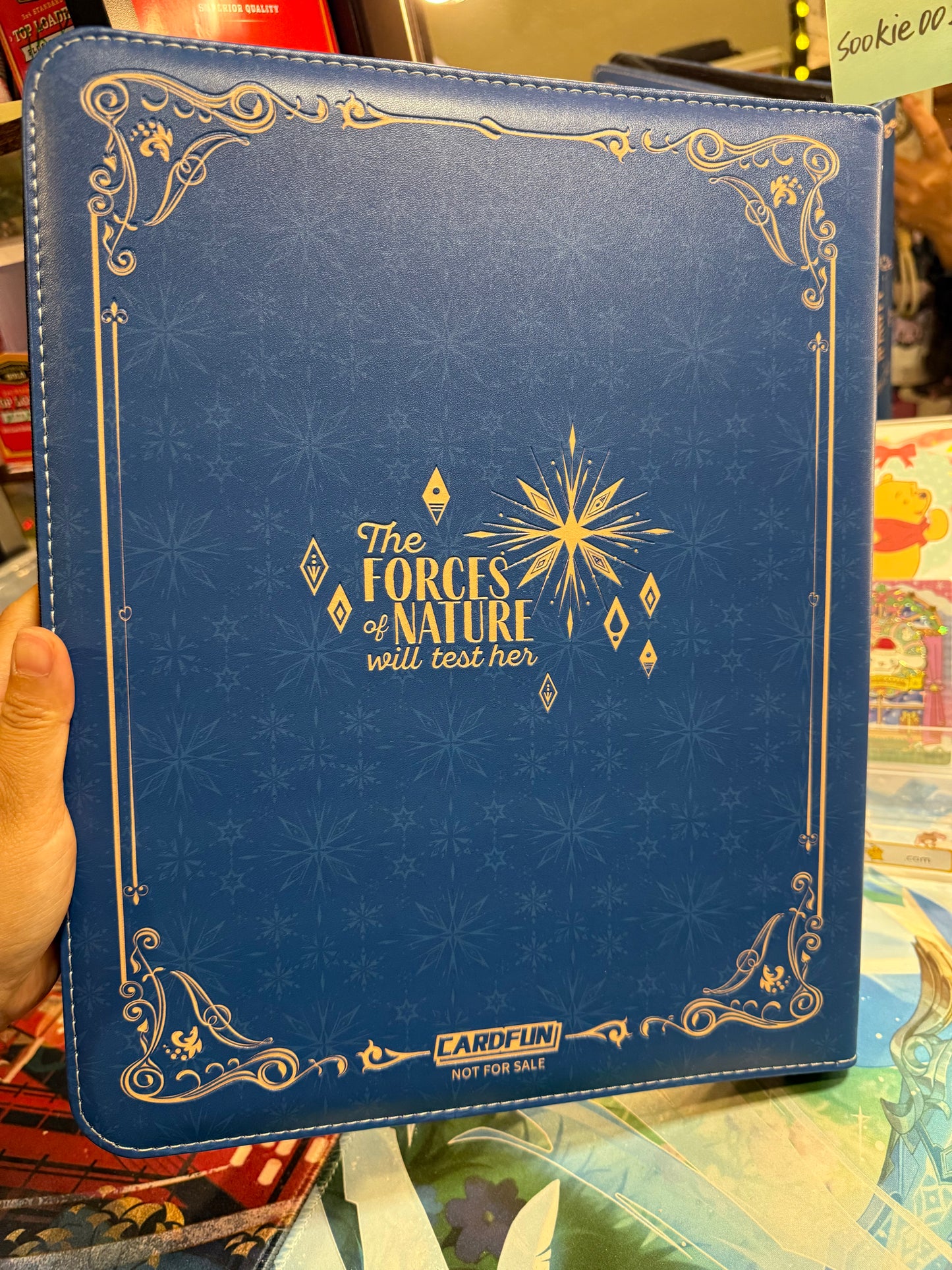 Card Fun Disney 100 Frozen Elsa 9 Pockets binder Double Sided