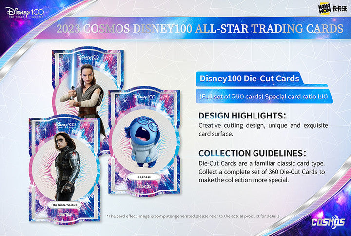 Kakawow 2023 COSMOS Disney100 ALL-STAR Trading Cards