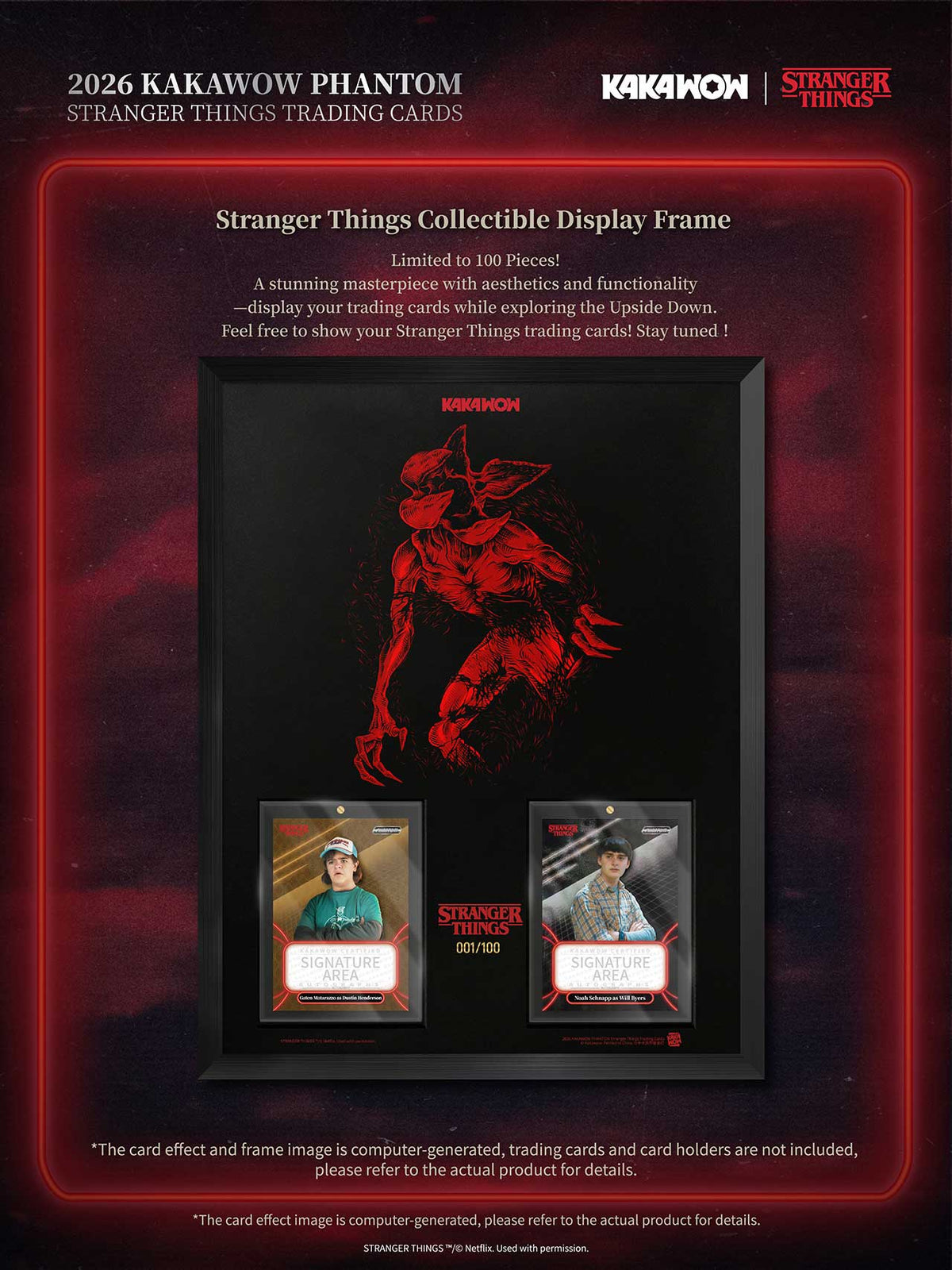 2026 Kakawow PHANTOM Stranger Things Trading Cards Sealed Box