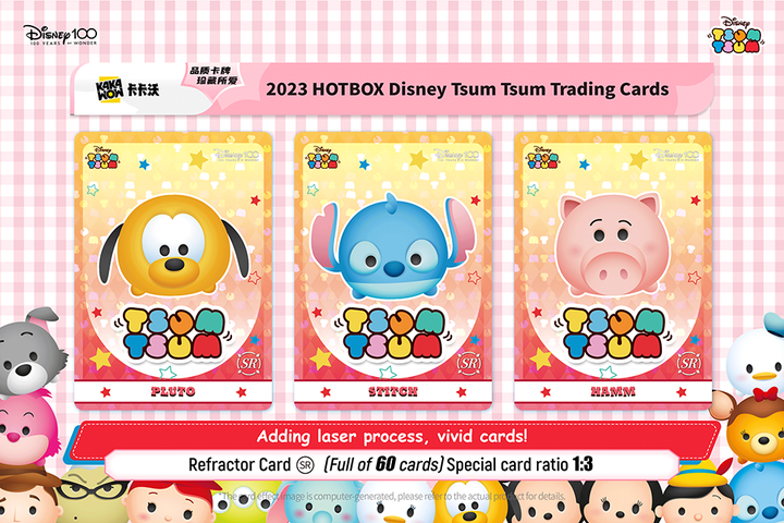 1 box Disney Tsum Tsum Trading cards Kakawow Hot Box Disney 100