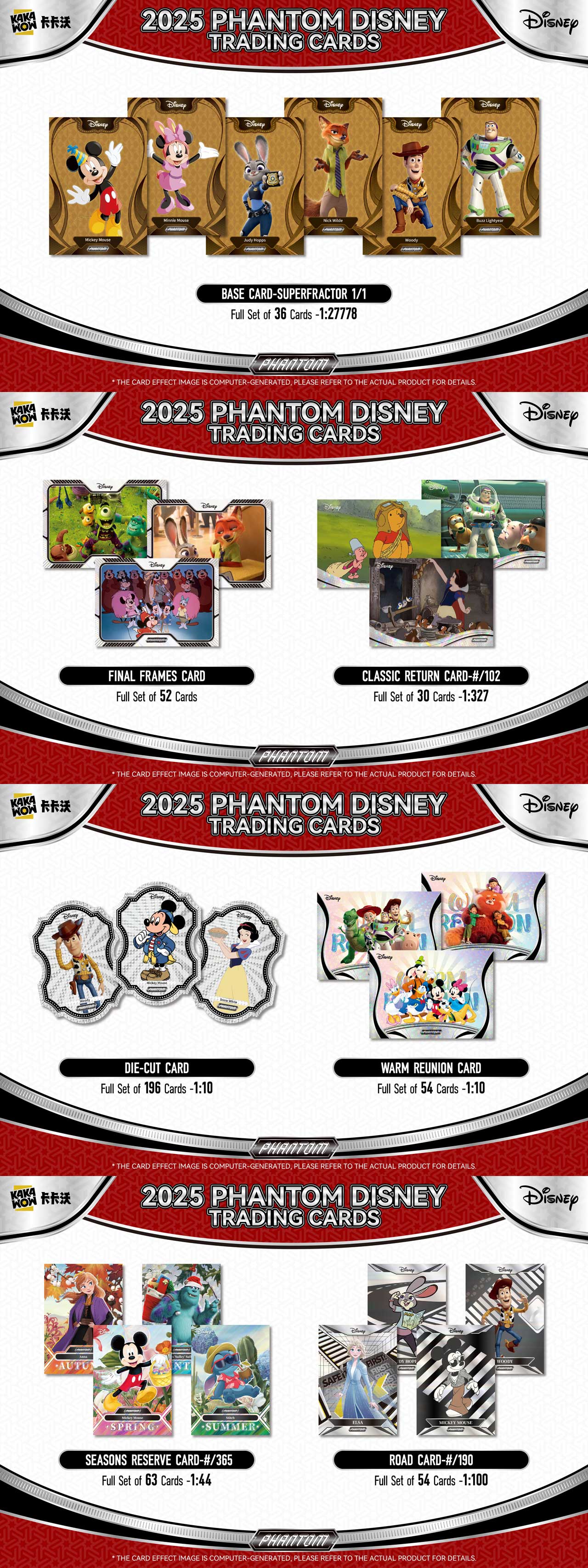 2025 KAKAWOW PHANTOM Disney Sealed New Factory Box（10 packs)