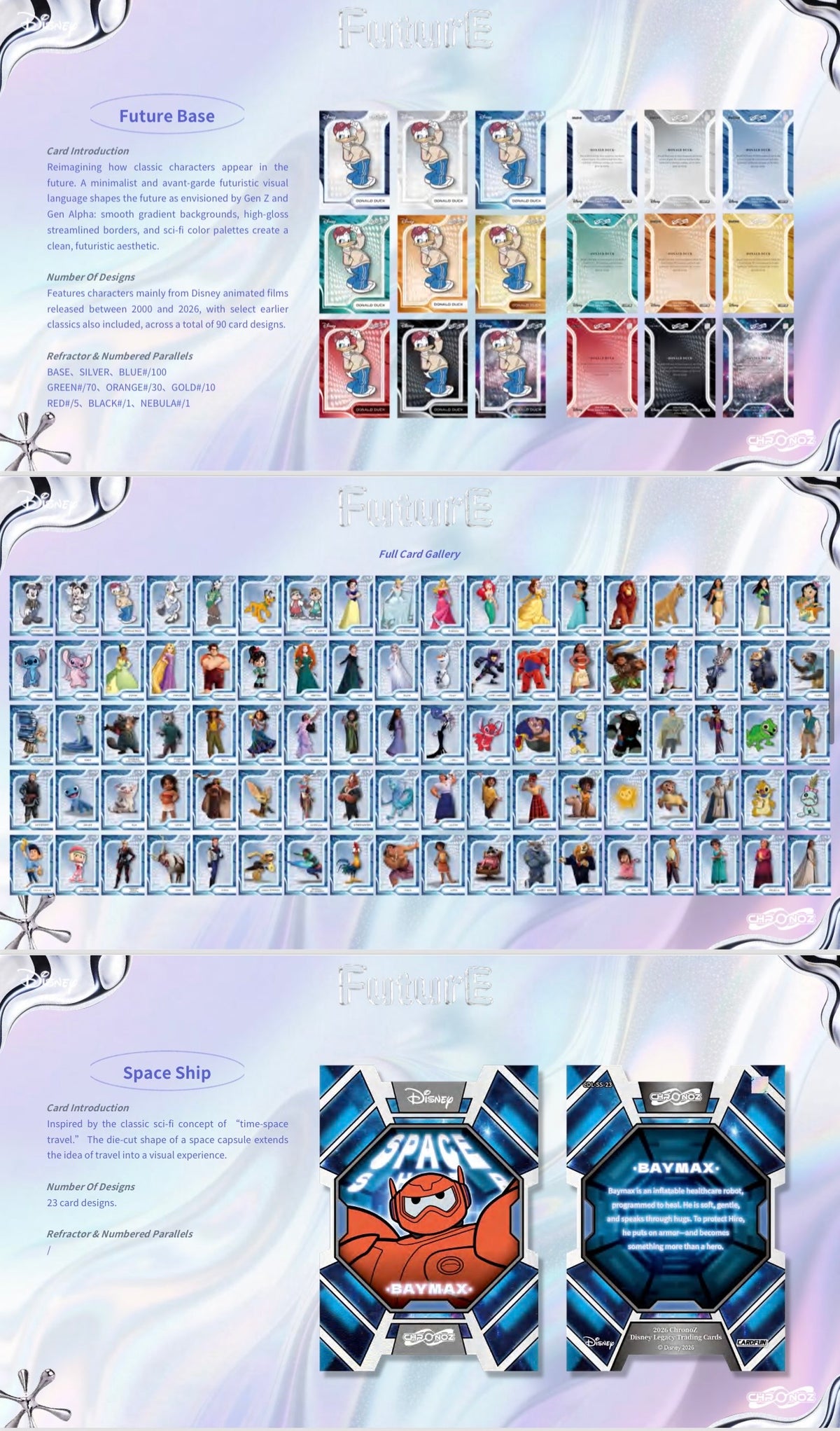 Pre order Card Fun 2026 Chronoz Disney Legacy Trading Cards( case ship from China )